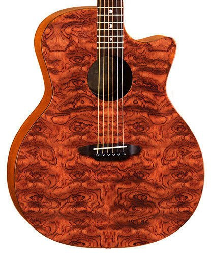 Luna Gypsy Exotic Bubinga - gitara akustyczna - 4