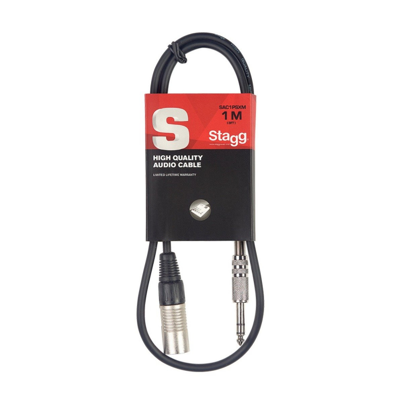 Stagg SAC1PSXM DL - kabel połączeniowy 1m - 2