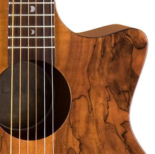 Luna Gypsy Exotic Spalt - gitara akustyczna - 4
