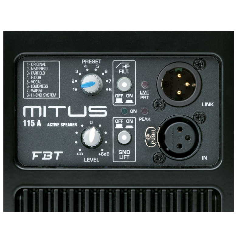 FBT Mitus 115 A - kolumna aktywna 900 Watt - 2