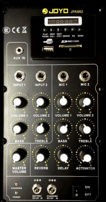 Joyo JPA-862 - przenośny wzmacniacz instrumentalny