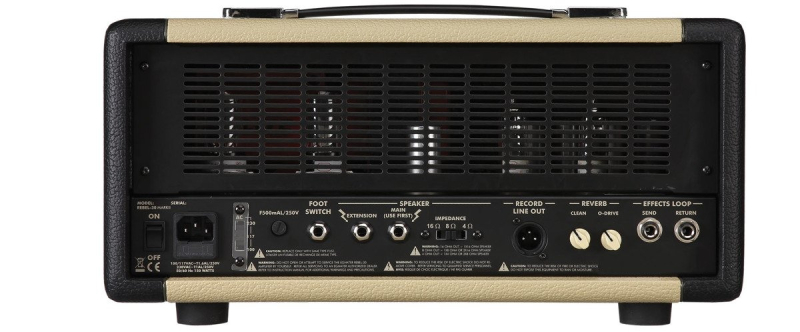 Egnater Rebel-30 Mark II – lampowa głowa gitarowa 30 Watt - 2