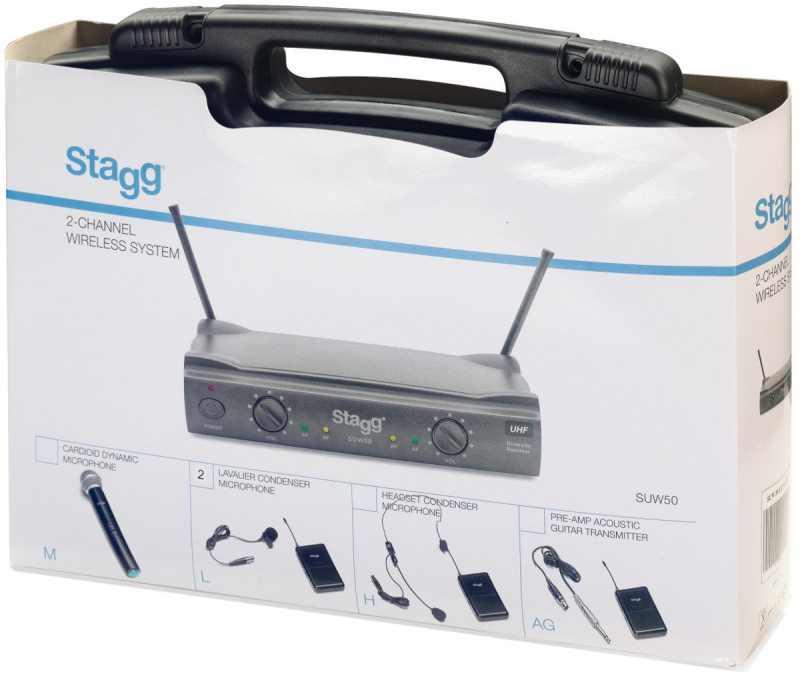 Stagg SUW 50 LL FH EU - bezprzewodowy system UHF - 3