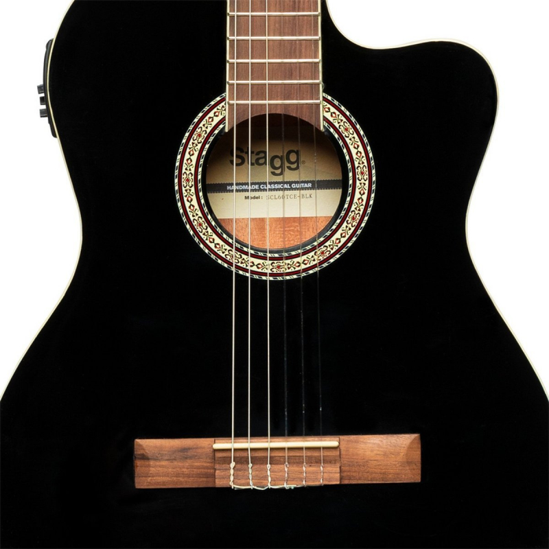 Stagg SCL60 TCE-BLK - gitara elektro-klasyczna - 4